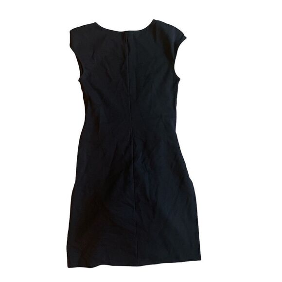 Fraiche By J Tulip Hemp Ponte Sheath Dress Black Size S - Picture 6 of 11